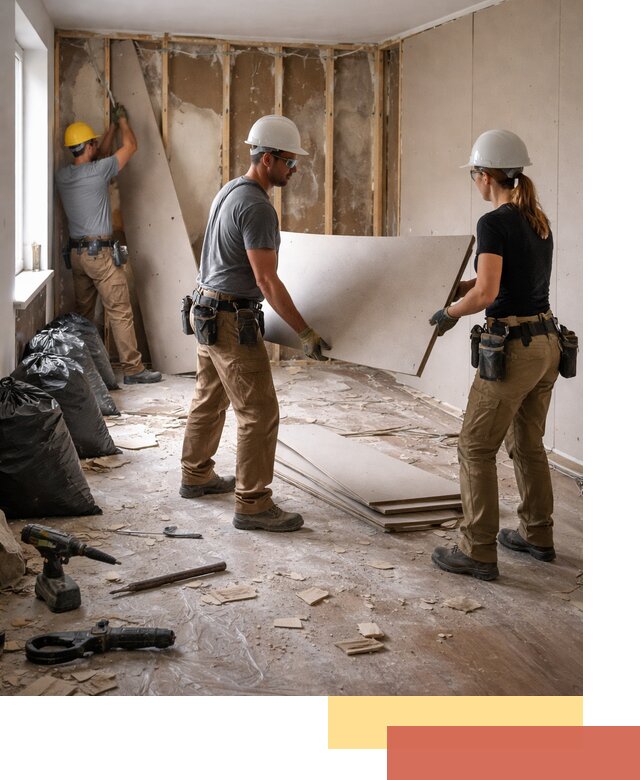 Демонтаж стеновых панелей в Дедовске быстро и аккуратно