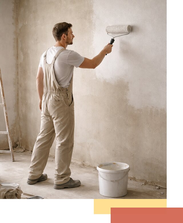 Грунтовка стен под отделку в Дедовске профессиональным раствором