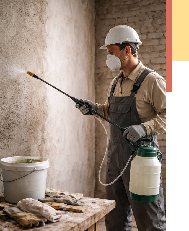 Антисептическая обработка стен в Дедовске от 1319 руб. — быстро и недорого | ОТДЕЛОЧНИК-Ддв