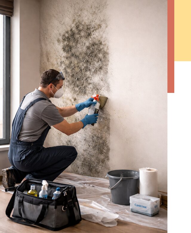 Удаление плесени со стен в Дедовске от 2364 руб. — быстро и недорого | ОТДЕЛОЧНИК-Ддв
