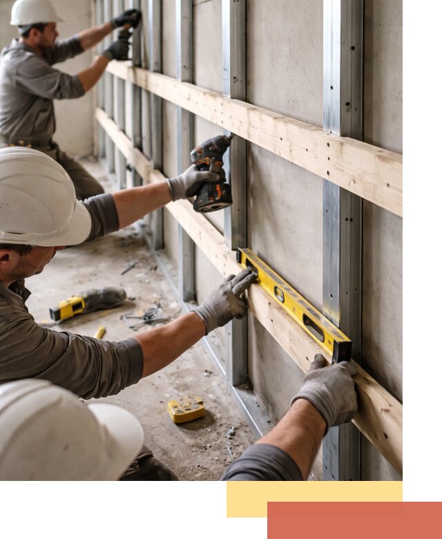 Устройство обрешетки под панели в Дедовске