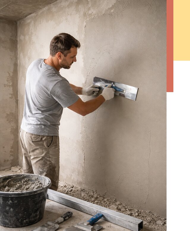 Штукатурка стен без маяков в Дедовске от 7916 руб/м2 — услуги и цена | ОТДЕЛОЧНИК-Ддв