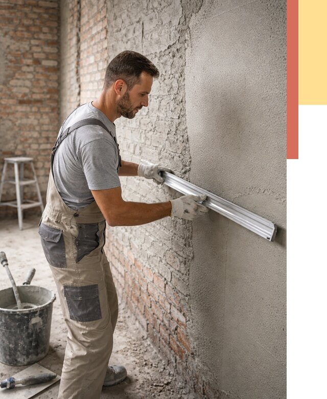 Штукатурка кирпичных стен в Дедовске от 4948 руб/м2 — быстро и недорого | ОТДЕЛОЧНИК-Ддв