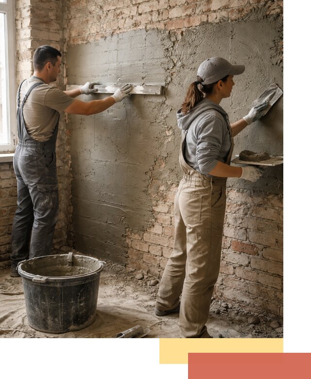 Штукатурка кирпичных стен в Дедовске — качественно и надежно