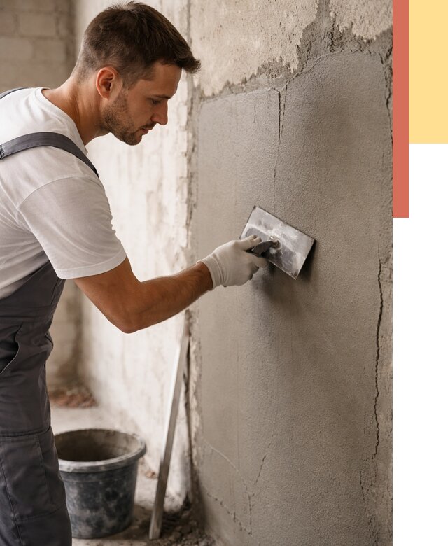 Штукатурка стен под плитку в Дедовске от 4618 руб./м2 — выравнивание под плитку | ОТДЕЛОЧНИК-Ддв