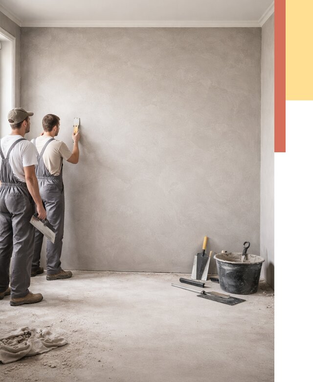 Микробетон на стены в Дедовске от 1374 руб. — нанесение и отделка | ОТДЕЛОЧНИК-Ддв