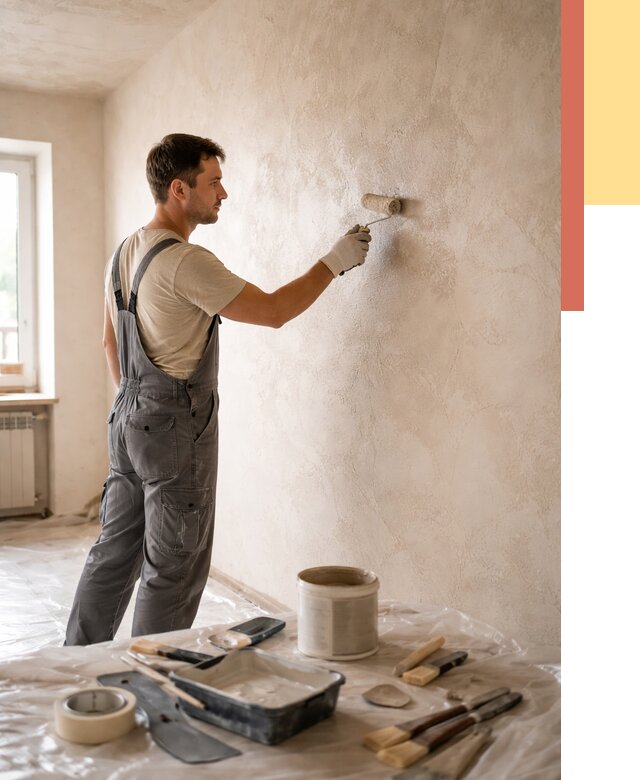 Нанесение лессирующей краски по декоративке в Дедовске от 1924 руб. | ОТДЕЛОЧНИК-Ддв