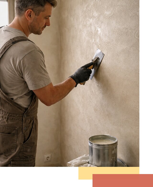 Нанесение воска на штукатурку в Дедовске для защиты и блеска