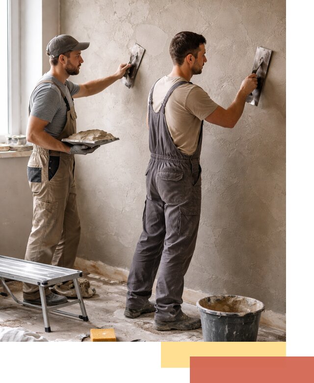 Ремонт декоративной штукатурки и восстановление фактуры в Дедовске