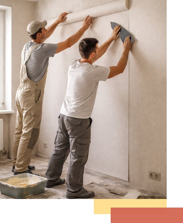 Поклейка виниловых обоев в Дедовске профессионально и качественно