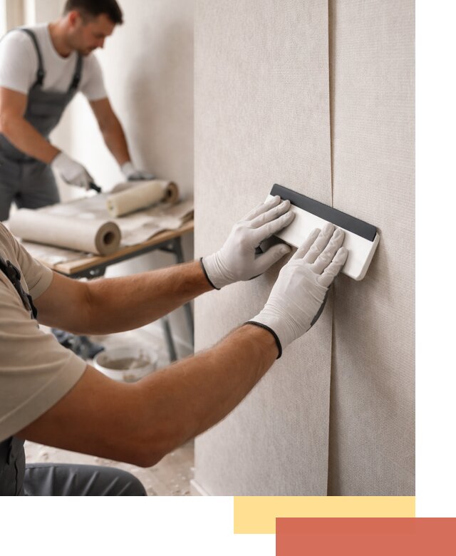 Поклейка обоев под покраску в Дедовске профессионально и быстро