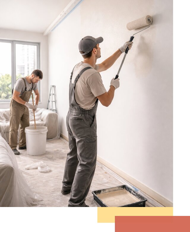 Покраска стен в офисе в Дедовске — быстрый и качественный ремонт