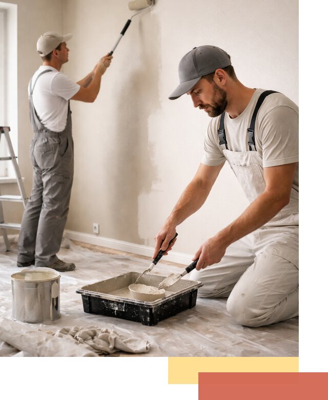 Покраска стен в квартире в Дедовске — профессионально и аккуратно