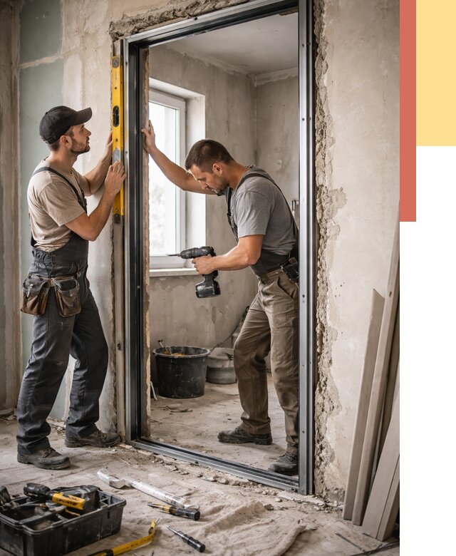 Закладка дверного проема в Дедовске от 3848 руб. — быстро и недорого | ОТДЕЛОЧНИК-Ддв