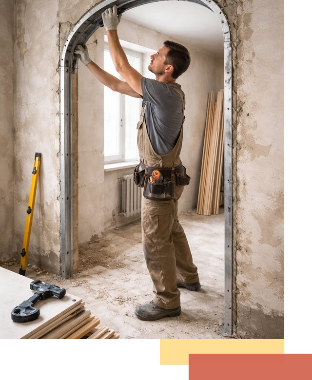 Устройство арочного проема в Дедовске под ключ