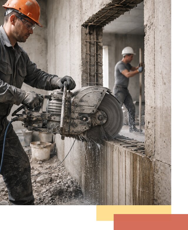 Алмазная резка проемов в Дедовске быстро и точно