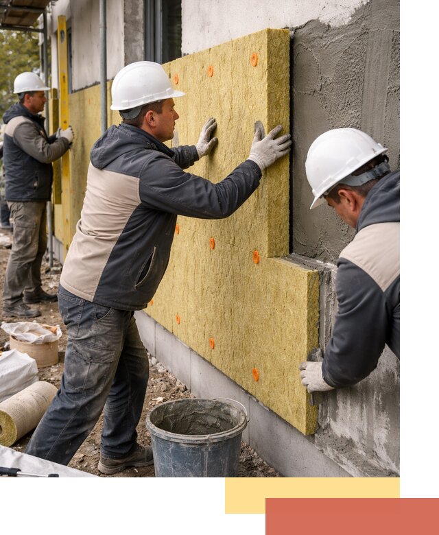 Утепление стен минватой в Дедовске — тепло и звукоизоляция