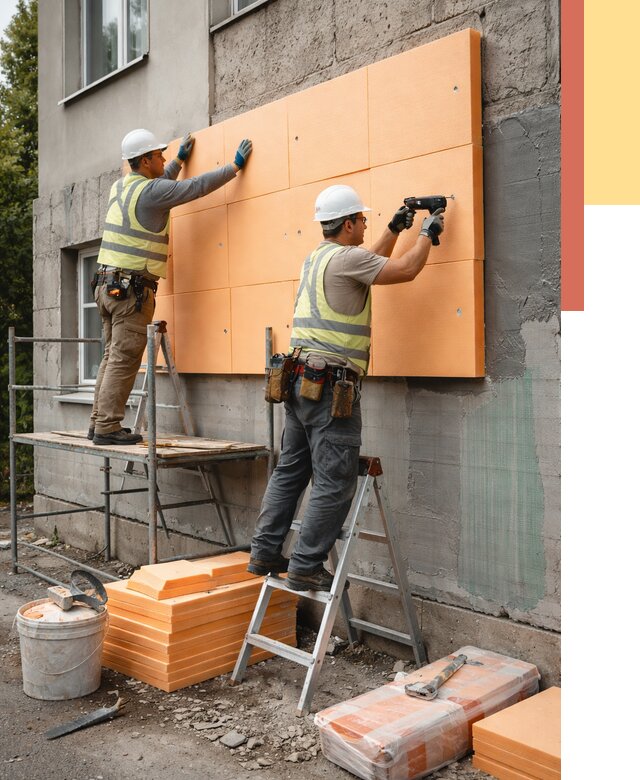 Утепление стен пеноплексом в Дедовске от 2034 руб./м2 — быстро и недорого | ОТДЕЛОЧНИК-Ддв