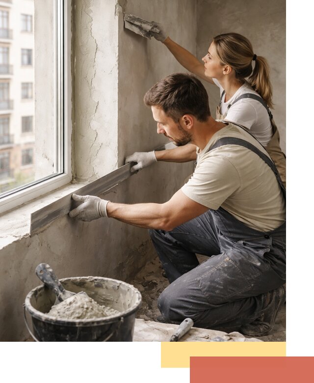 Штукатурка откосов дверей и окон профессионально в Дедовске