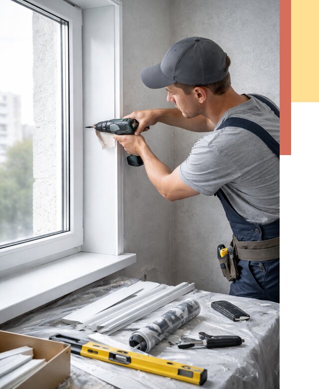 Установка пластиковых откосов в Дедовске от 2474 руб. | ОТДЕЛОЧНИК-Ддв монтаж, быстро и недорого