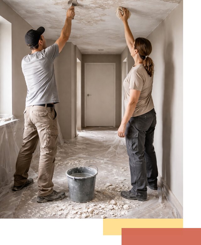 Удаление побелки с потолка в Дедовске — быстро и аккуратно