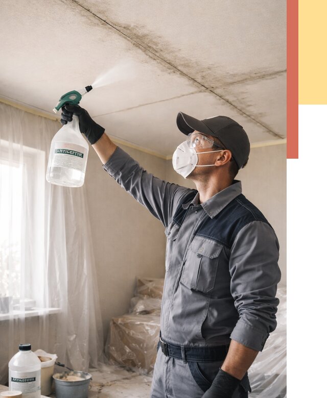 Антисептическая обработка потолка в Дедовске от 2749 руб. | ОТДЕЛОЧНИК-Ддв