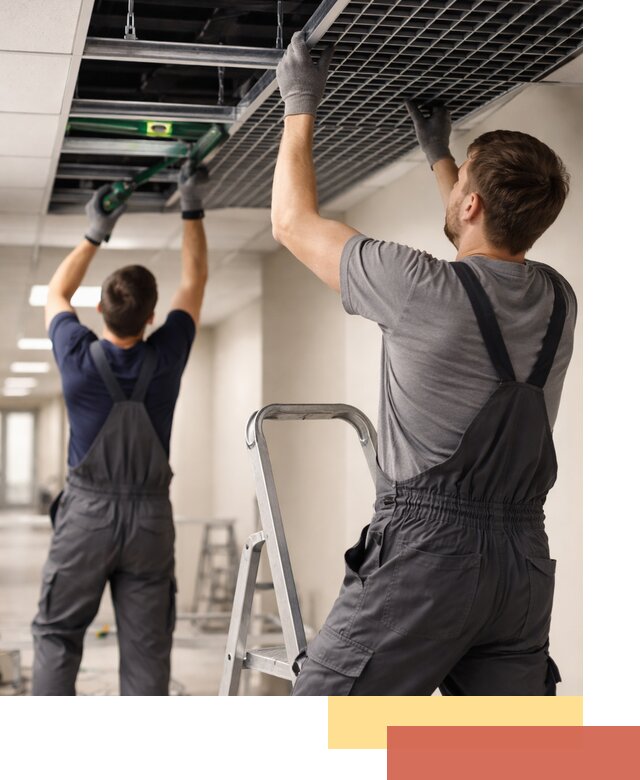 Монтаж потолка Грильято в Дедовске: установка под ключ качественно