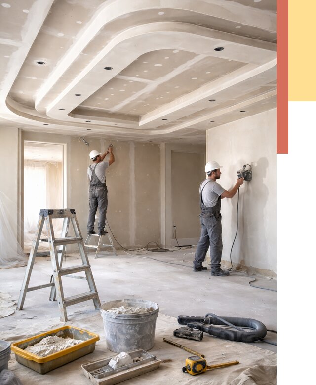 Многоуровневый потолок из гипсокартона в Дедовске от 825 руб. под ключ | ОТДЕЛОЧНИК-Ддв