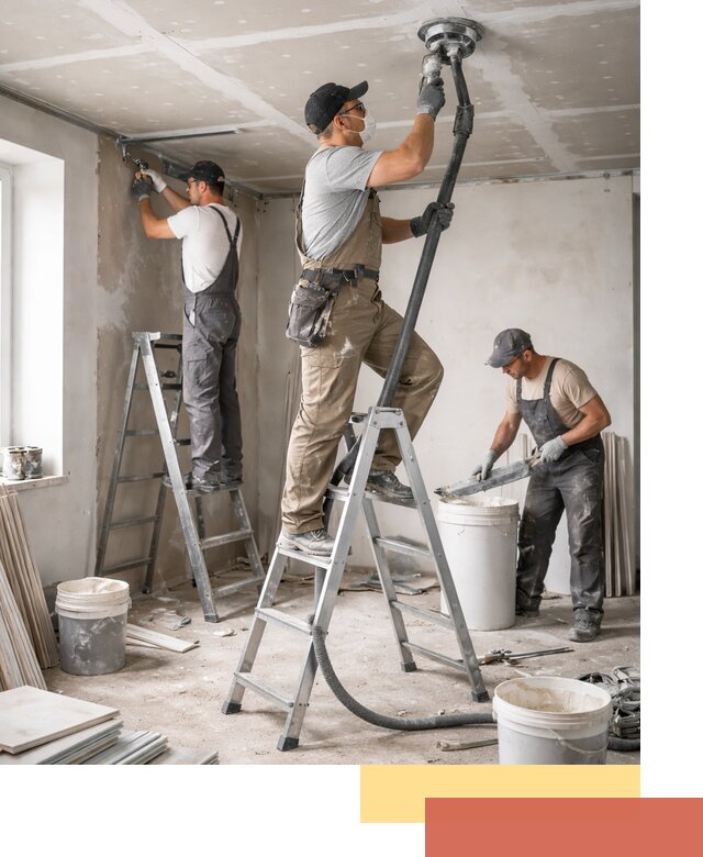 Ремонт потолка из гипсокартона в Дедовске: быстрый и качественный монтаж