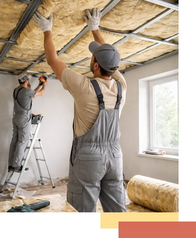 Утепление потолка под ключ в Дедовске качественно и быстро