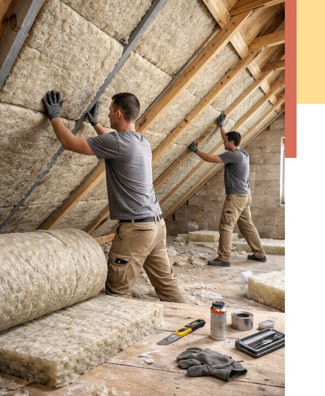 Утепление потолка минватой в Дедовске от 1594 руб. — быстро и недорого | ОТДЕЛОЧНИК-Ддв