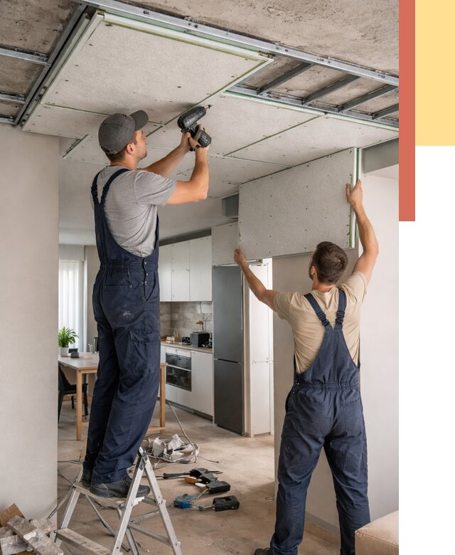 Шумоизоляция потолка панелями зипс в Дедовске от 2034 руб. под ключ | ОТДЕЛОЧНИК-Ддв